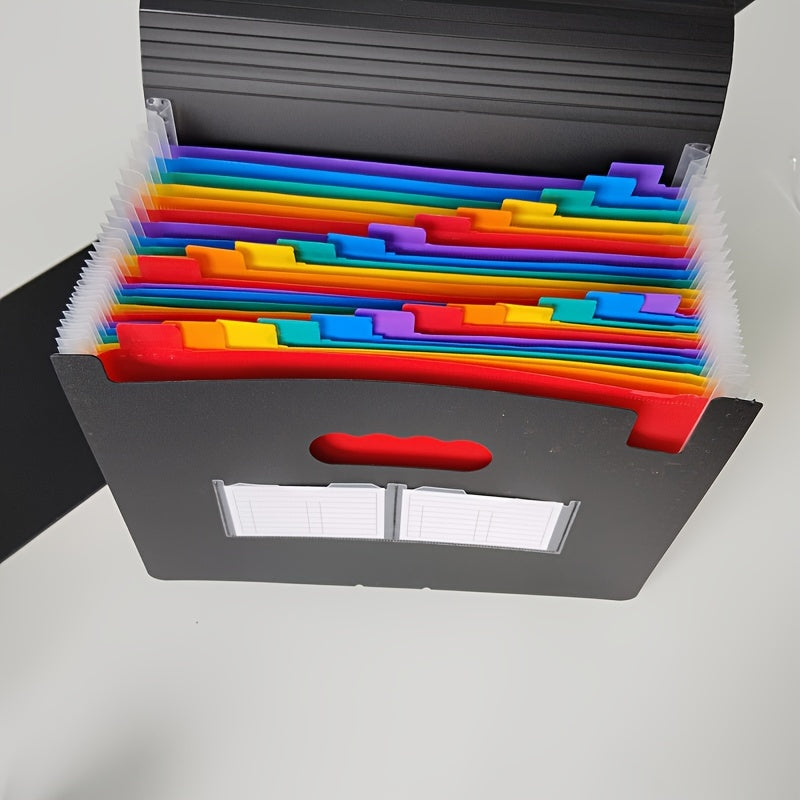 Accordion File Organizer Handle Expanding Folders A4 Letter Size Document