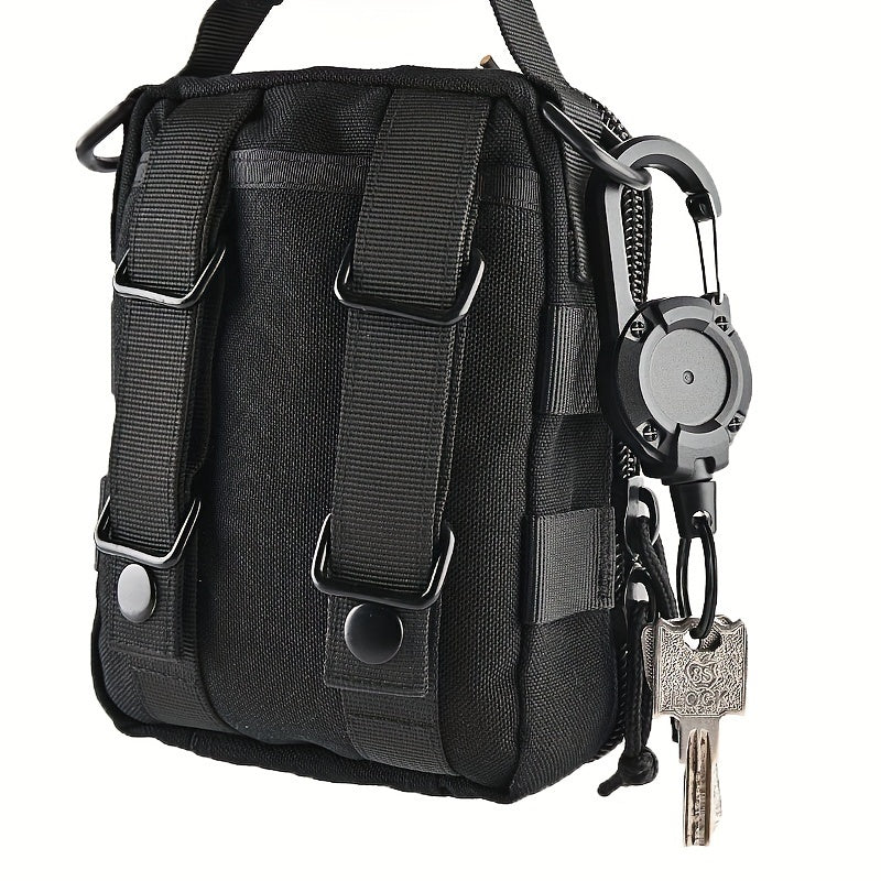 Retractable Key Chain Anti Lost Keychain Portable Buckle Outdoor Fishing