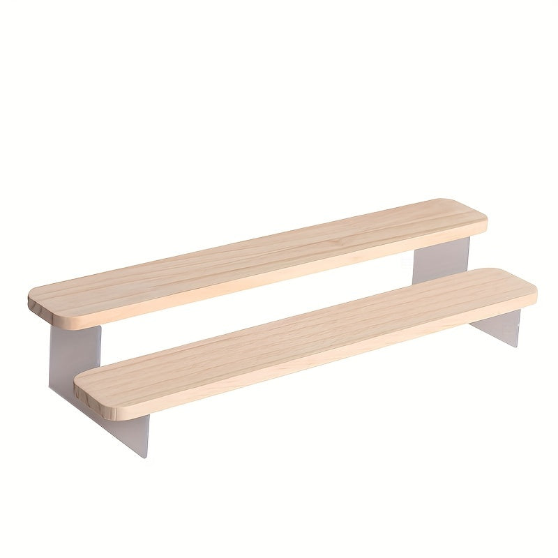 Solid Wood Ladder Display Stand Hand Model Display Rack Home