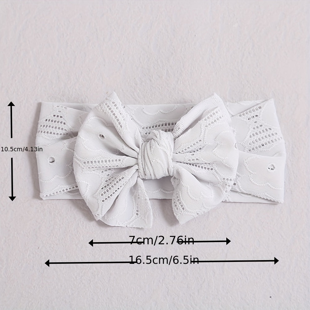Bowknot Lace Baby Headbands Hairbands Elastics Hair Accessories For Baby Girls