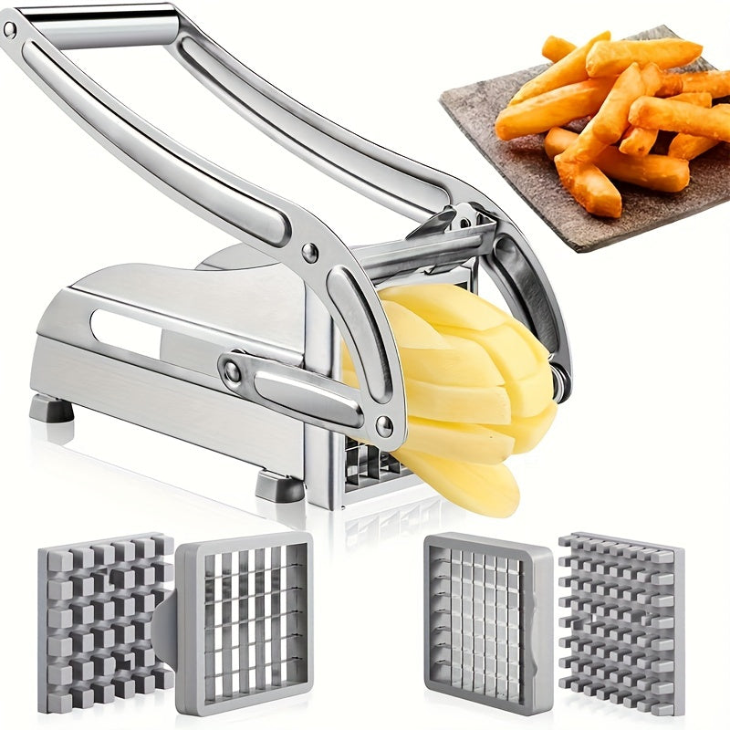 French Fry Cutter Commercial Stainless Steel Potato Vegetable Slicer