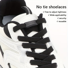 No Tie Elastic Shoe Laces With Buckles for Kids & Adults