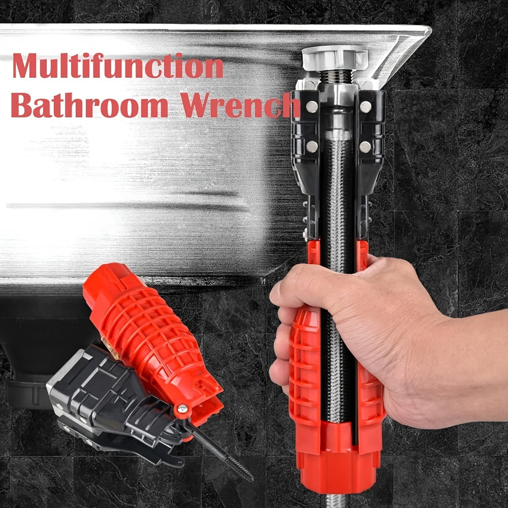18 in 1 Sink Faucet Wrench Plumbing Tool with Gradienter
