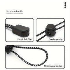 Bungee Cord Tarp Canopy Tie Down Walking Stick Holder Elastic Rope