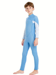 Kids Casual Long Sleeve Diving Suit Sun Protection Swimming Suit