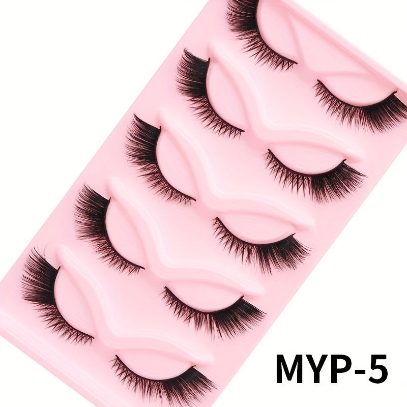 Cat Eye False Eyelashes Fox Eye Series Natural Thick Fluffy Lashes