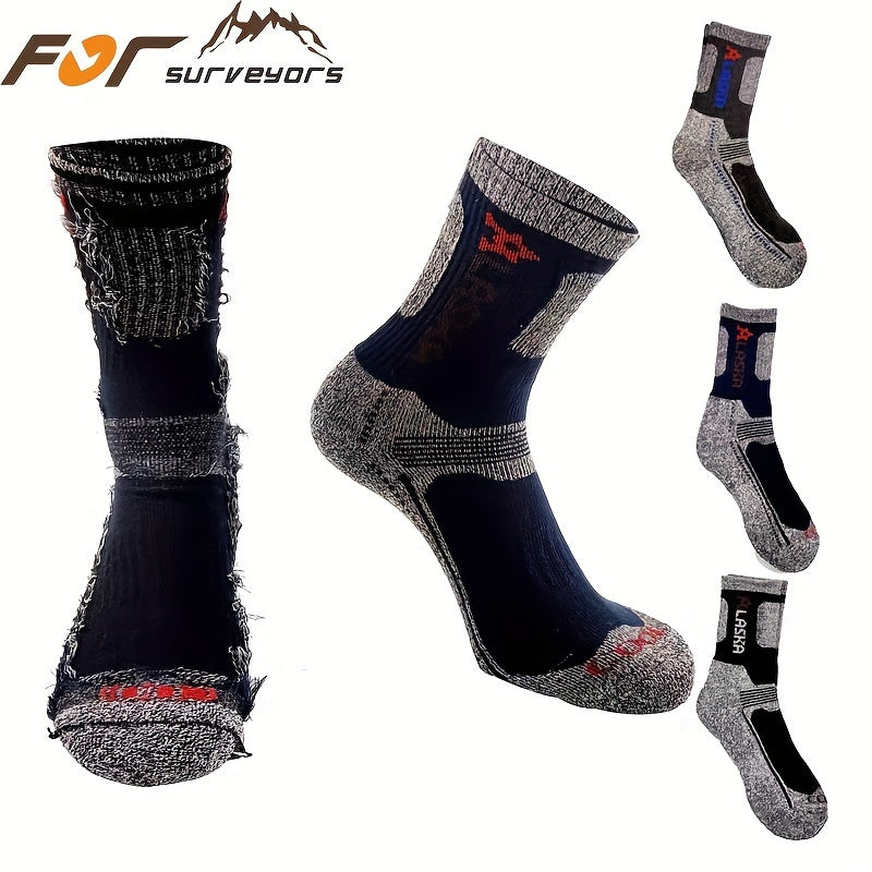 Thickened Padded Crew Socks for Mountaineering & Hiking