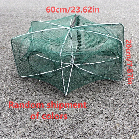 Collapsible Fishing Net Portable Foldable Trap for Minnow Shrimp Crab Lobsters