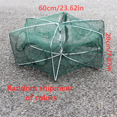 Collapsible Fishing Net Portable Foldable Trap for Minnow Shrimp Crab Lobsters