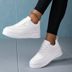 Women's Thick Bottom Skate Shoes Heightening Sneakers