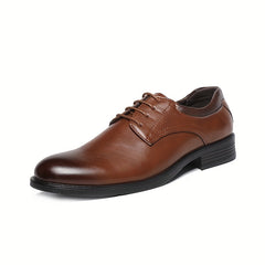 Men's British Style Derby Shoes Retro Wear resistant Non Slip Formal Shoes