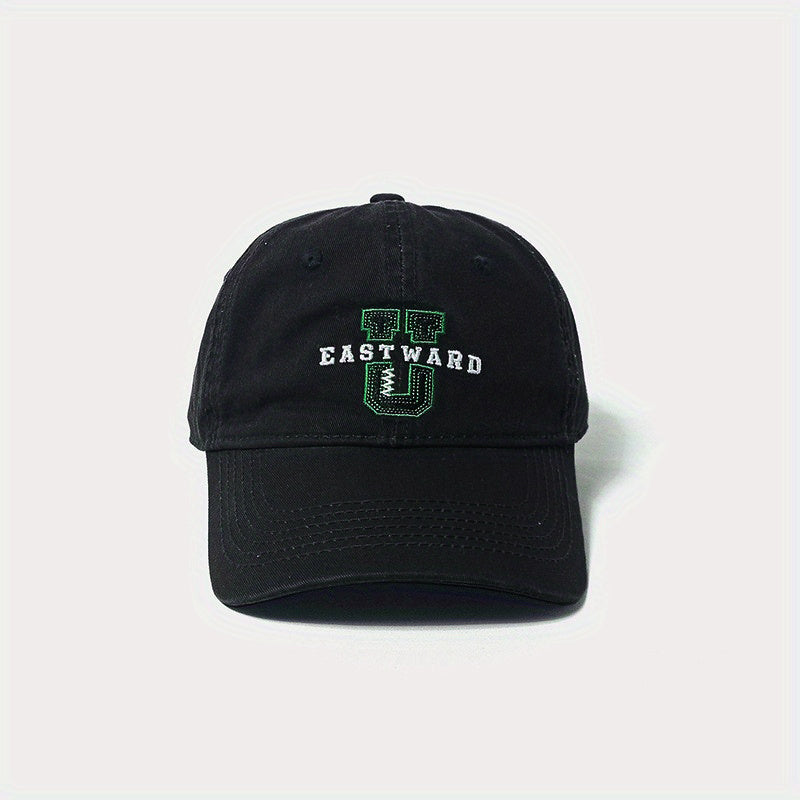 Spring Summer Soft Top Baseball Cap For Boys Girls Embroidery