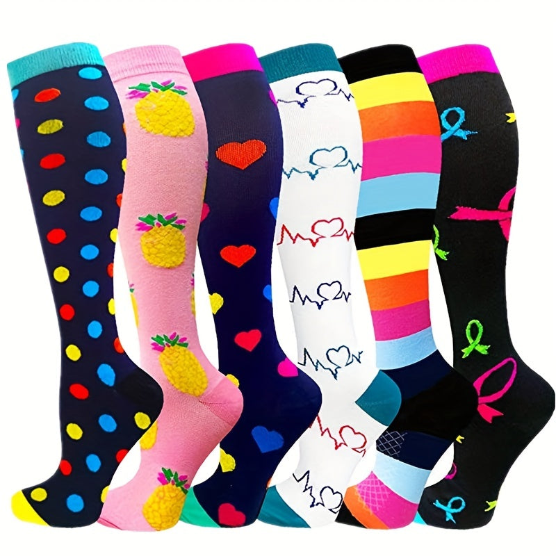 High Performance Compression Socks for Men - Ideal for Running Cycling Hiking