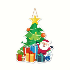 Christmas Front Door Decoration Hanging Decorations Wall Decor Holiday