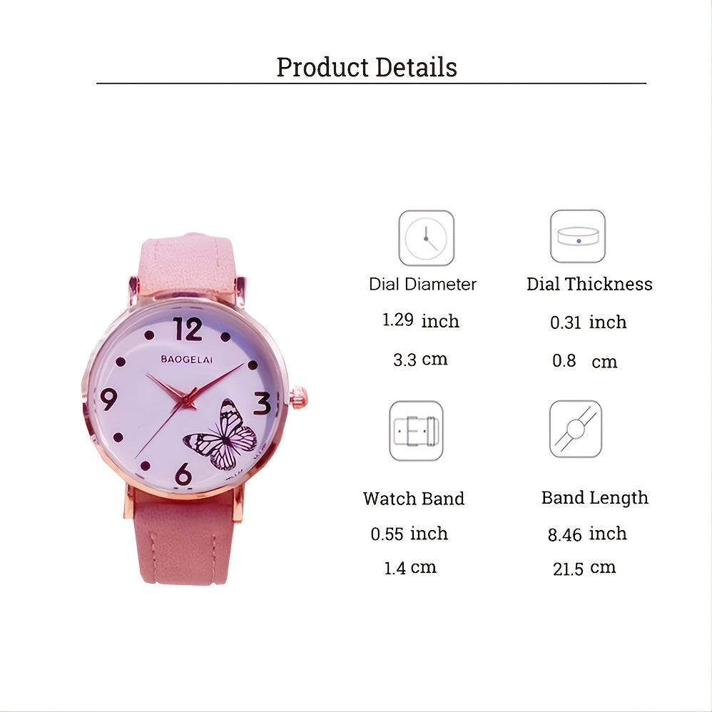 Quartz Watch Cherry Handle 2pcs Set