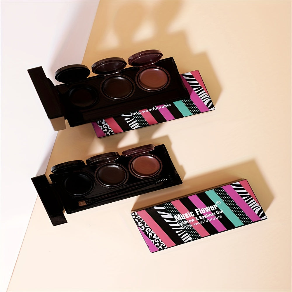 Long Wearing Eyebrow Eyeliner Gel Waterproof Cream