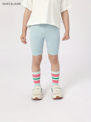 Girls Summer Breathable Sports Leggings, Children's Riding Shorts