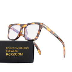 Light Blocking Glasses Unisex Clear Lens Anti Eye Strain Eyeglasses