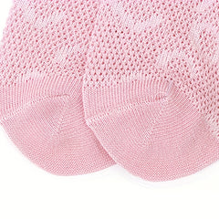 5 Pairs Girls Colorful Letter Print Casual Short Ankle Socks For Kids