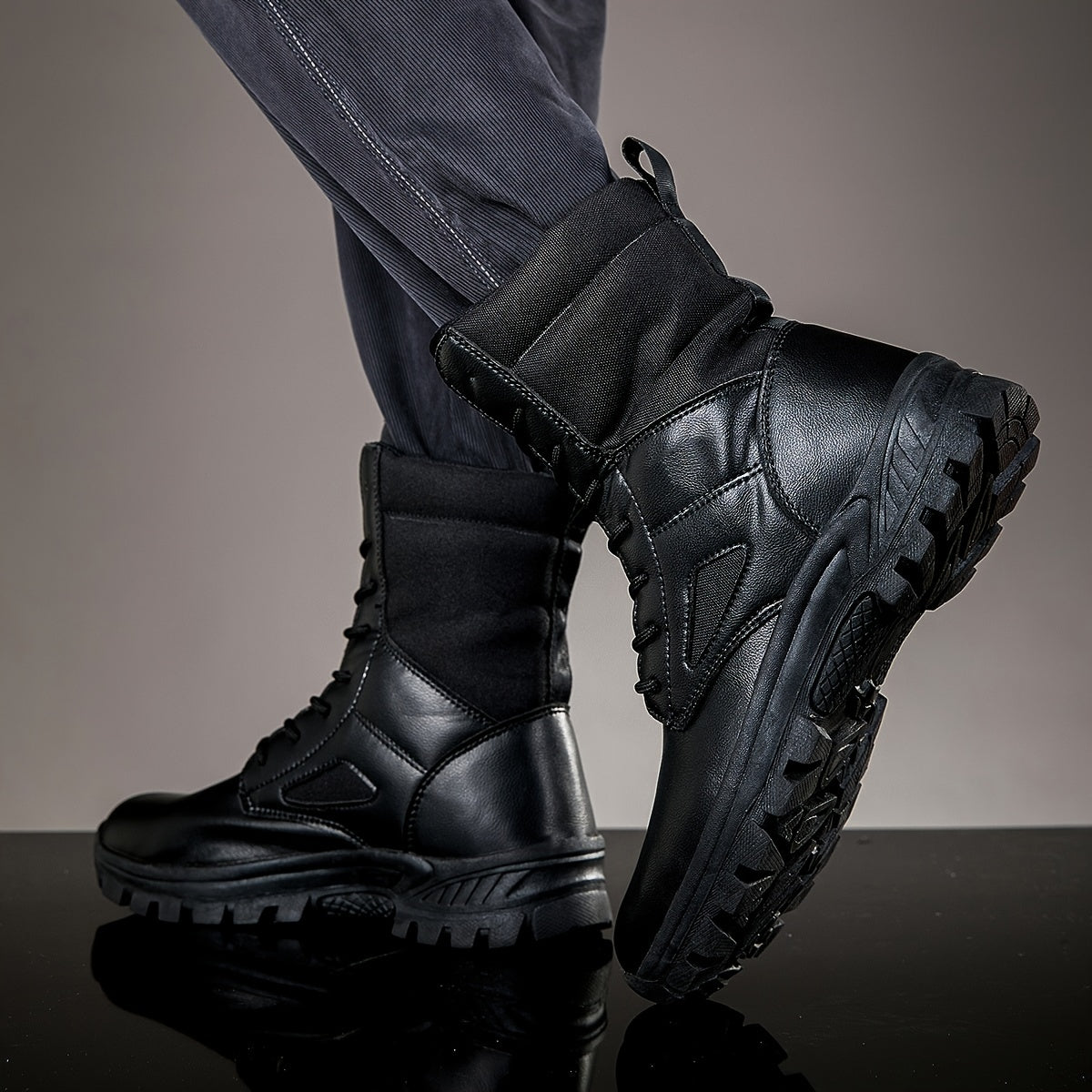 Men's Tactical Boots Outdoor Hiking Boots Wear-resistant Non-slip Shoes