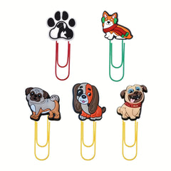 Dog Series Cartoon Paper Clips & Sticky Notes Office School Teacher Supplies