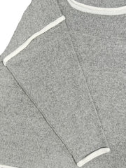 Casual Sweater Women's Plus Solid Long Sleeve Round Neck