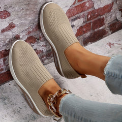 Women's Mesh Sneakers Casual Slip On Shoes Lightweight Low Top