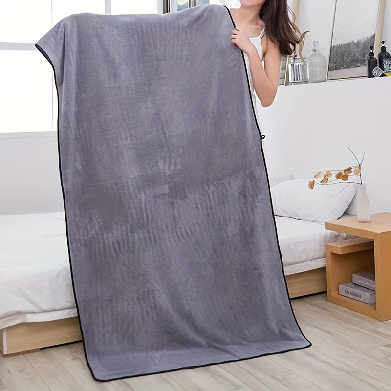 Quick Drying Coral Fleece Bath Sheet 35x70 inches