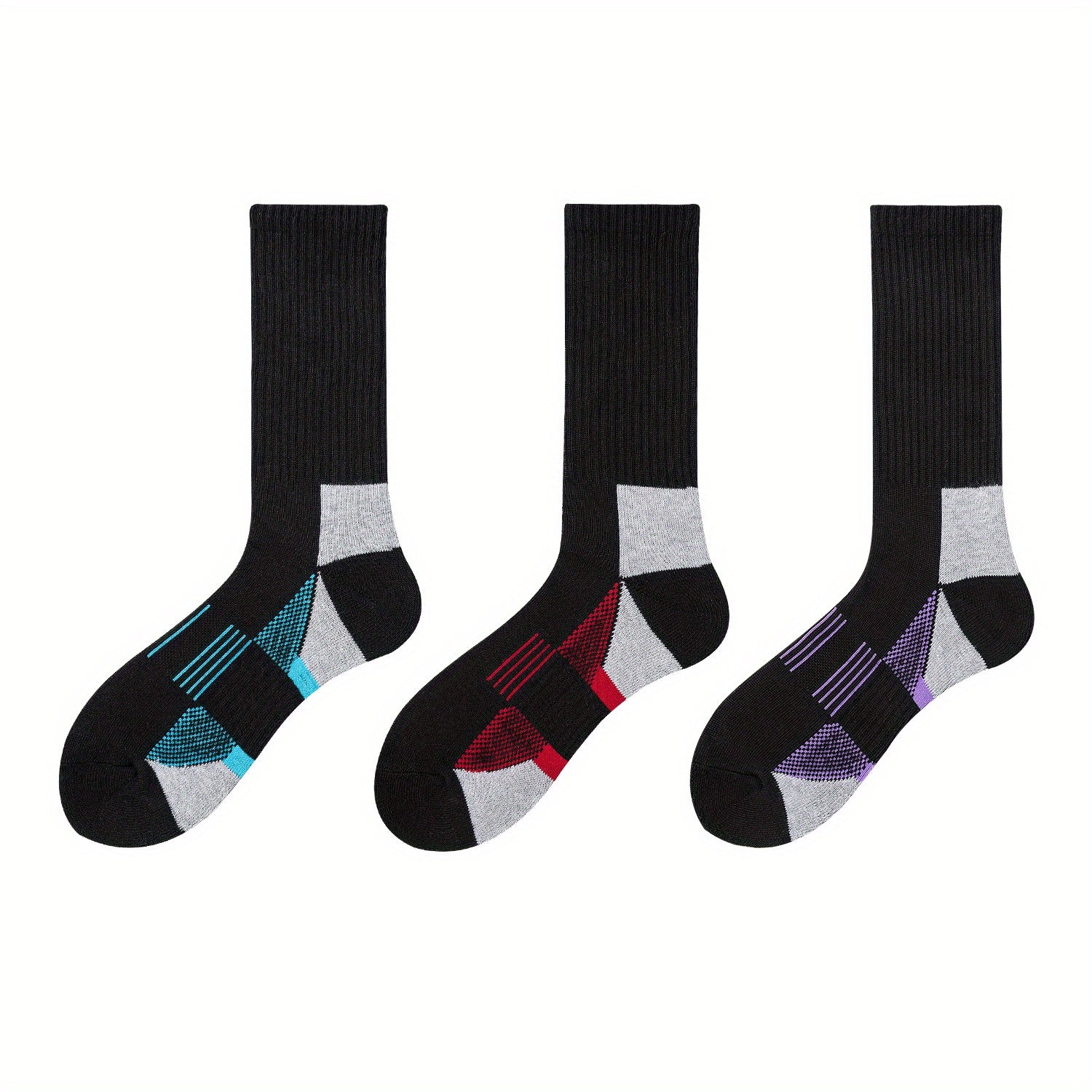 Geometric Pattern Sports Socks for Women