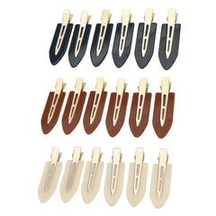 6pcs Acrylic Hair Clips Set Duck Billed for Women's Hair Accessories