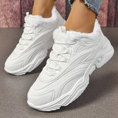 Warm Chunky Sports Shoes Lightweight Comfortable Non-slip Travel Shoes