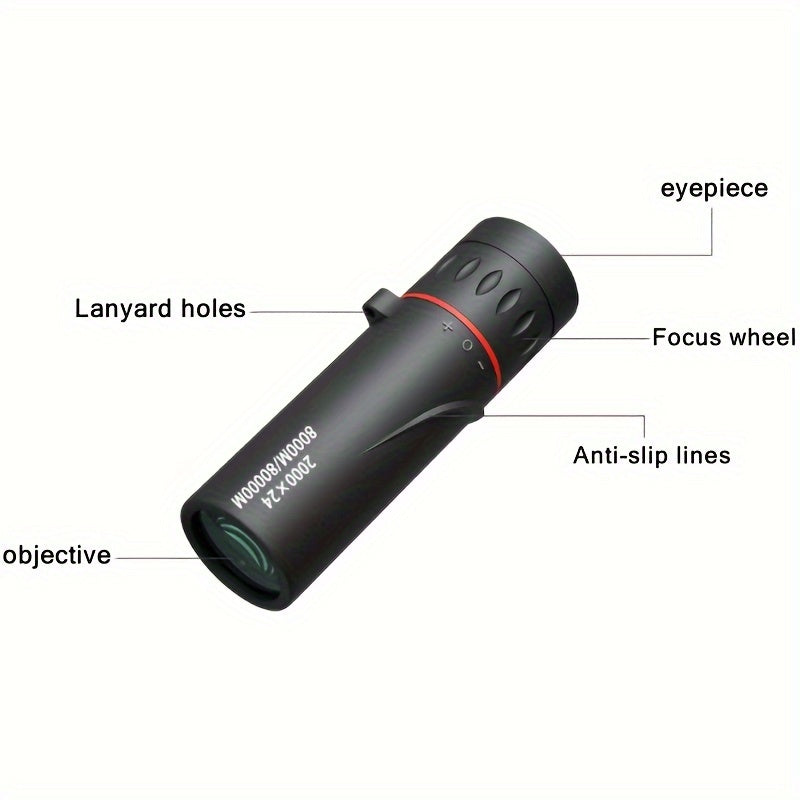 Compact 10X HD Monocular for Bird Watching and Concerts