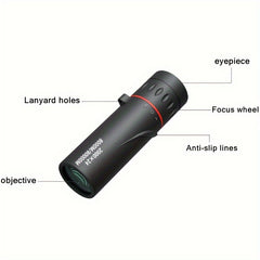 Compact 10X HD Monocular for Bird Watching and Concerts