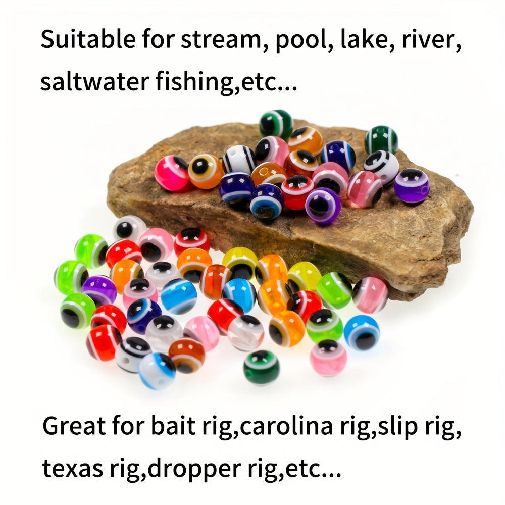Mixed Colors Fishing Eyeball Beads Carolina Taxes Dropp