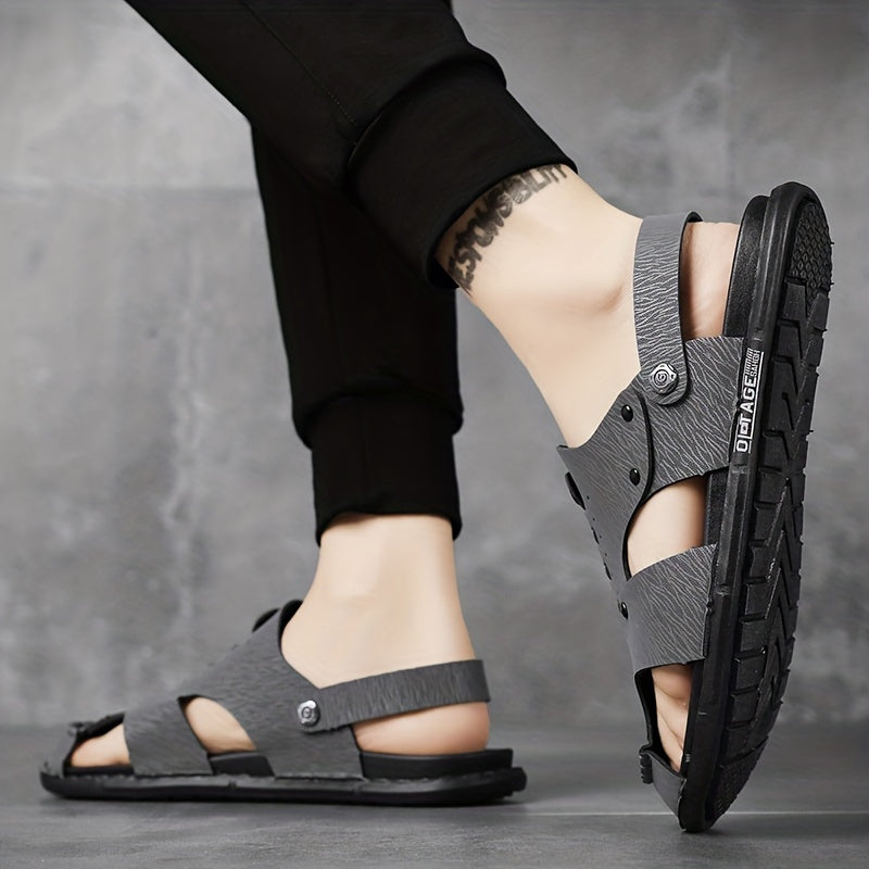 Men's Hollow Out Sandals Non Slip Closed Toe Shoes