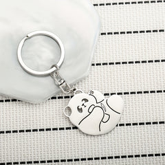 Cartoon Panda Keychain Bag Ornaments Gift Car Key Ring Charms