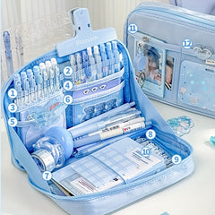 Large Pencil Case Stationery Bag Handheld Portable Gift