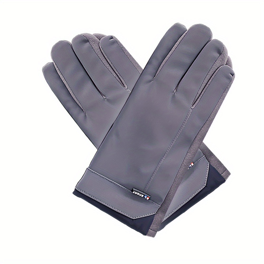 Winter Fleece Lined Warm Waterproof Touch Screen Gloves