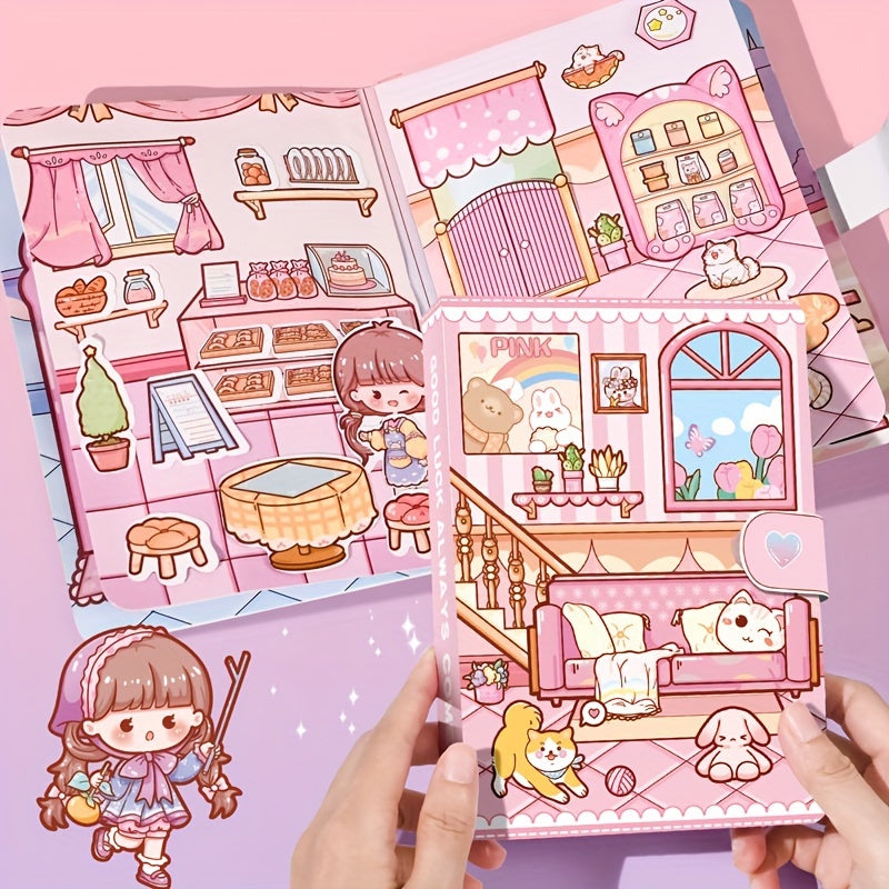 Creative Cartoon Stickers Glitter Embellished for DIY Quiet Books