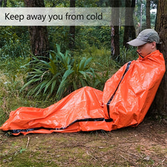 First Aid Sleeping Bag Outdoor Portable PE Aluminum Film Insulation