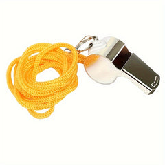 Metal Referee Whistle With Lanyard