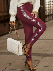 Rhinestone Skinny Pants for Women