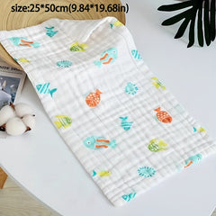 3 Pk Soft Cotton Yarn Baby Wipes Face/Bath Towels