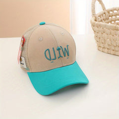 Unisex Adjustable Casual Baseball Cap with WILD Embroidery