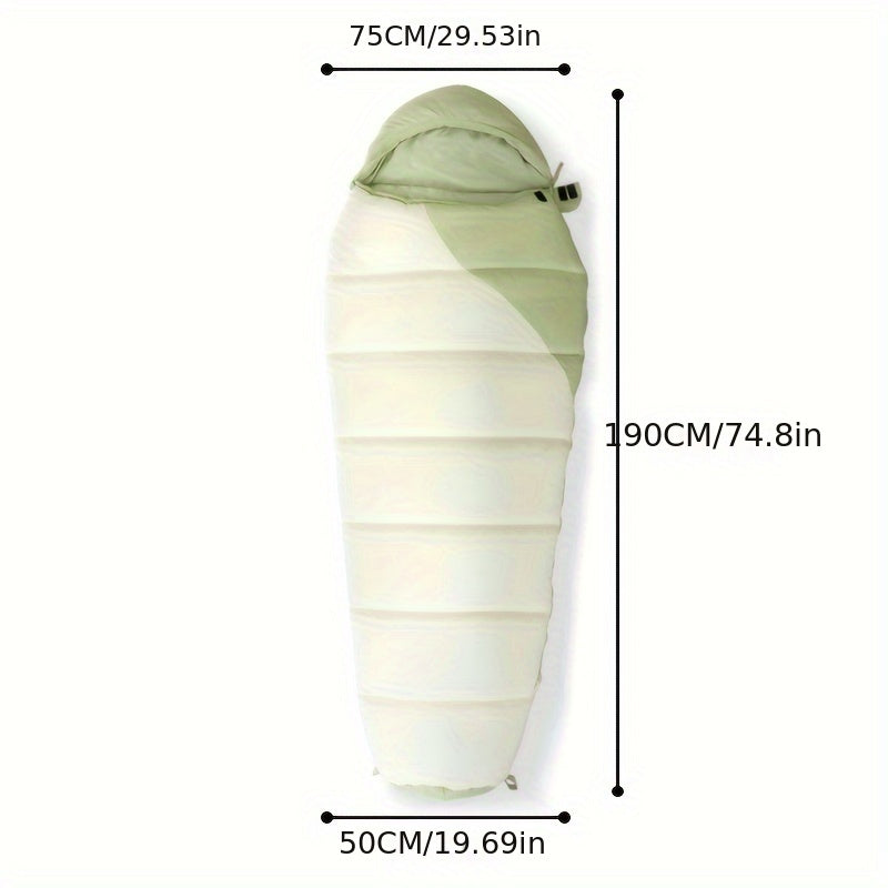 Portable Warm Down Sleeping Bag For Outdoor Camping Travel