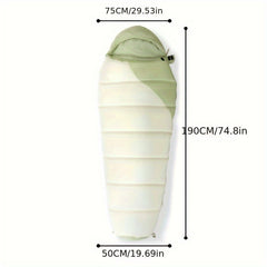 Portable Warm Down Sleeping Bag For Outdoor Camping Travel