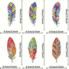 DIY Diamond Art Bookmarks Set with Tassels