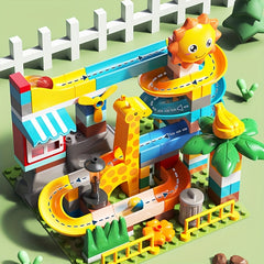 99pcs Large Particle Building Blocks Slide Toy DIY Brick Track Creative Set
