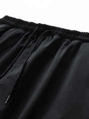 Men's Elastic Waist Drawstring Cargo Shorts for Summer