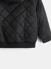 Girls Warm Hooded Jacket for Fall Winter Sports